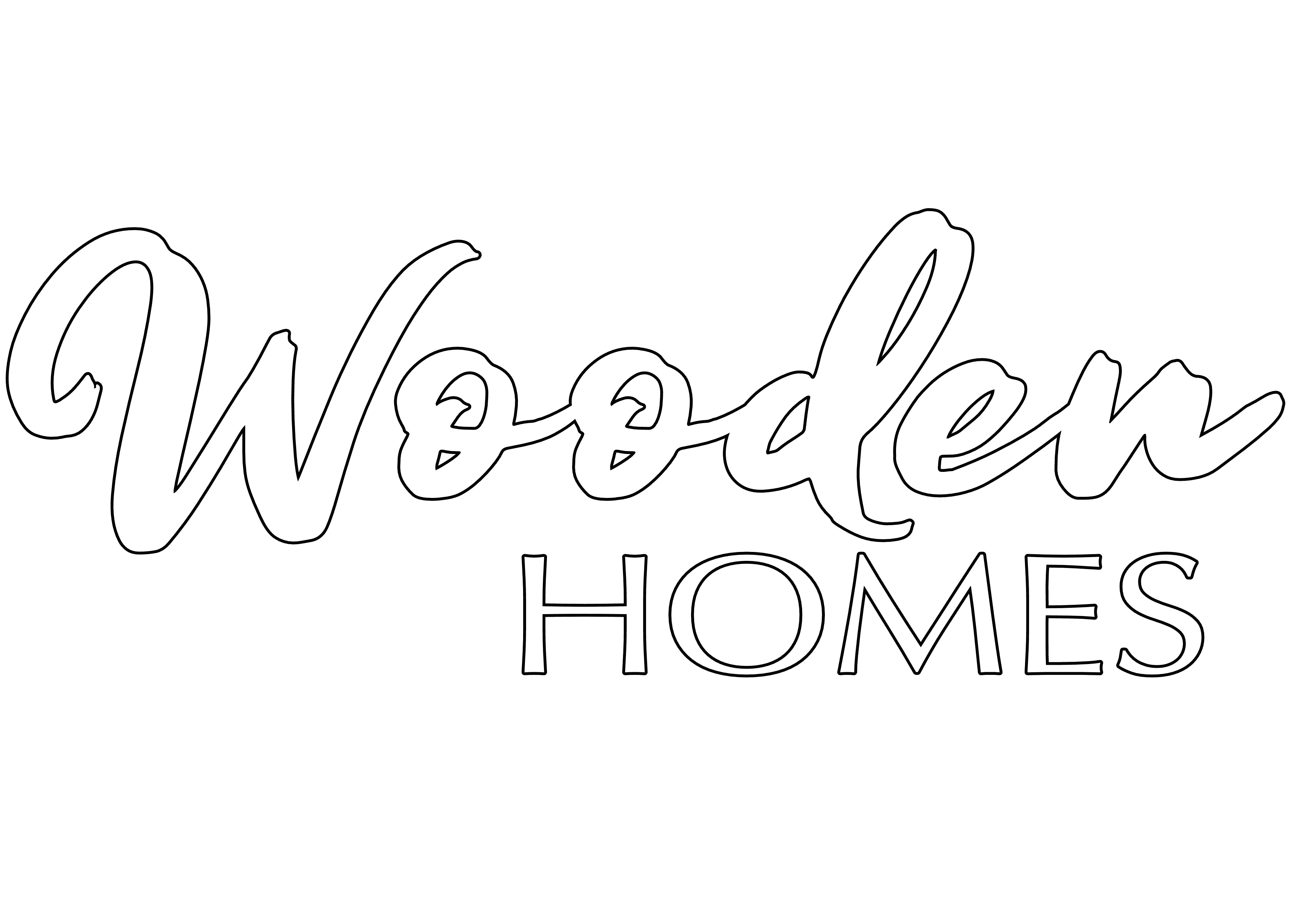 Wooden Homes logo
